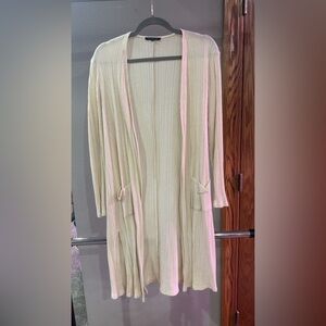 Staccato Pink Ribbed Cardigan